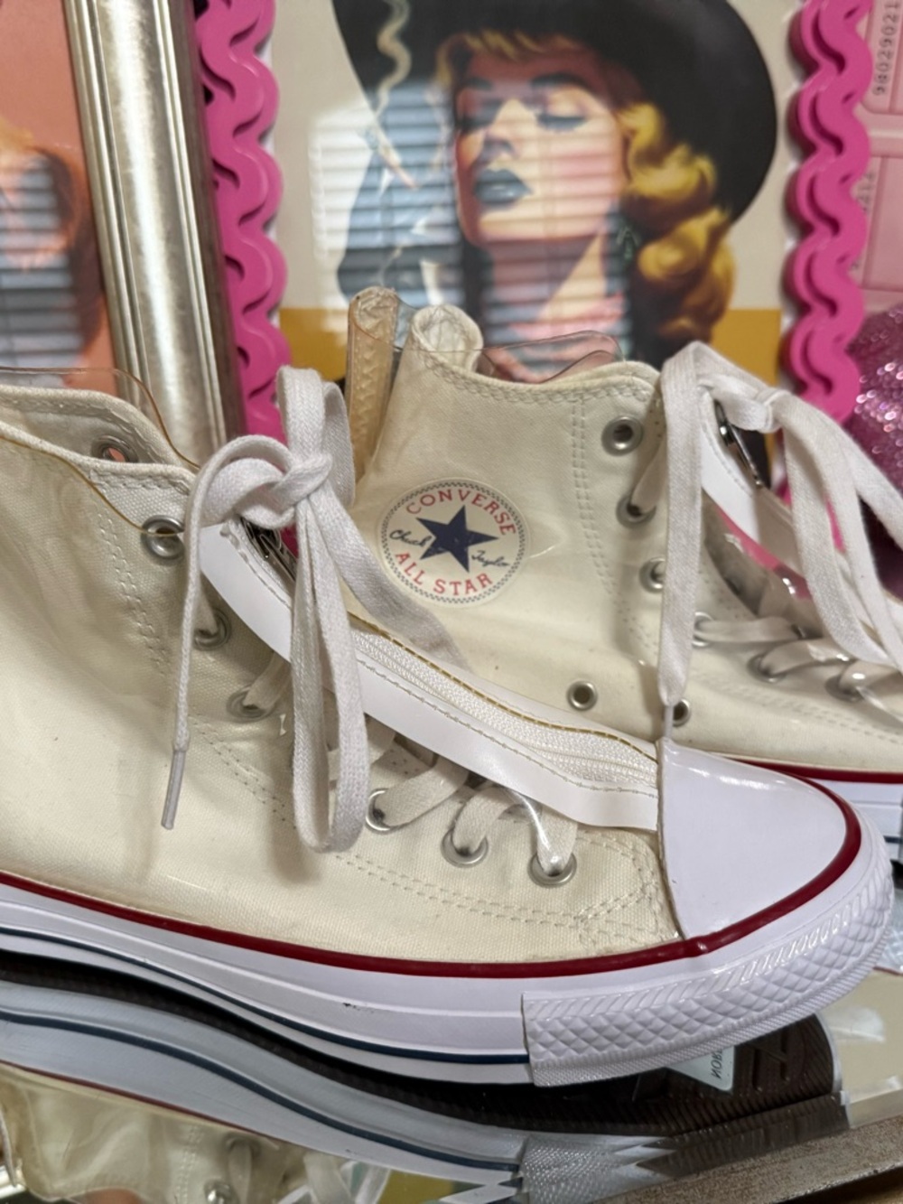 Converse Shroud White/Transparent High Top Sneakers